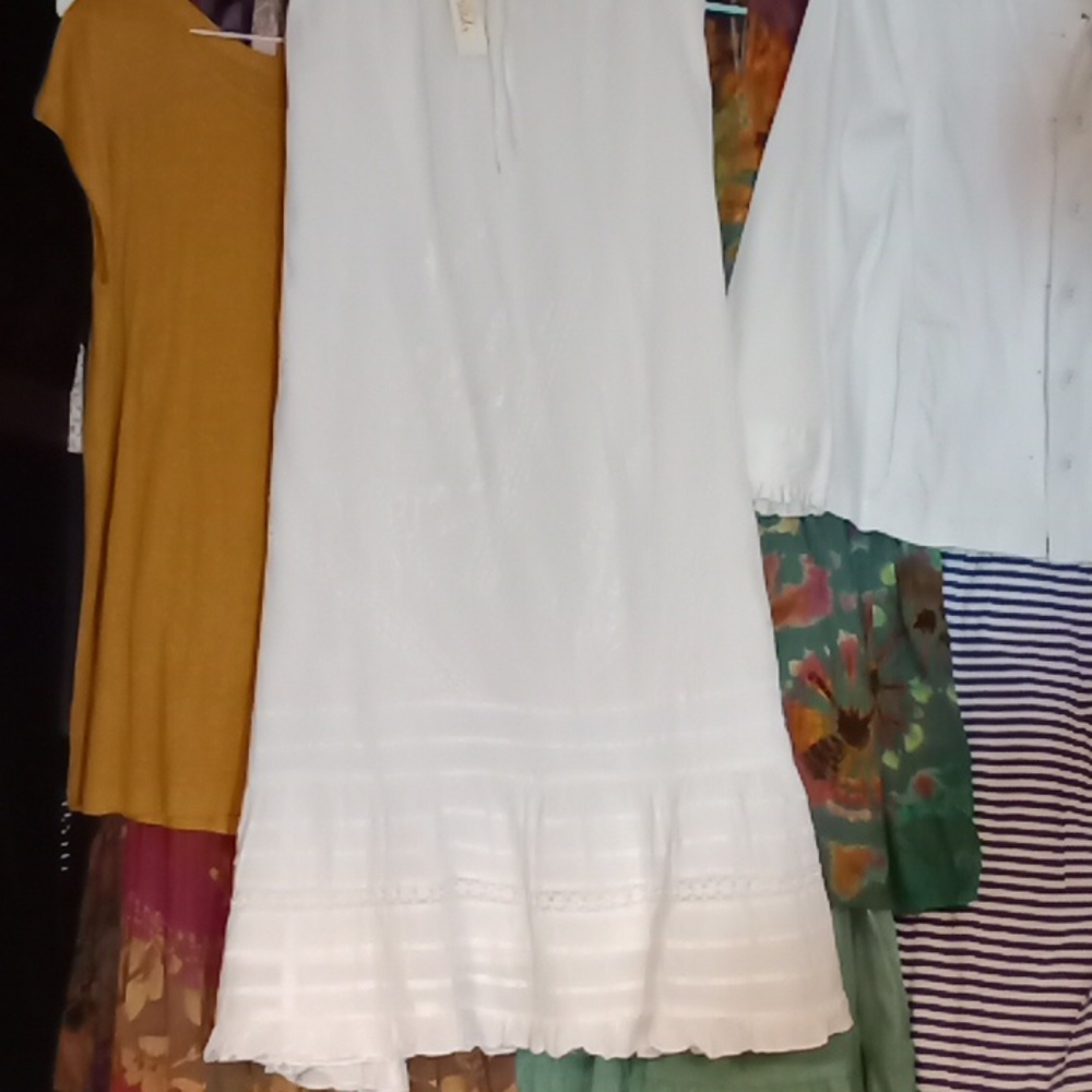 🌹SOLD 🌹Sacred Threads Skirt White